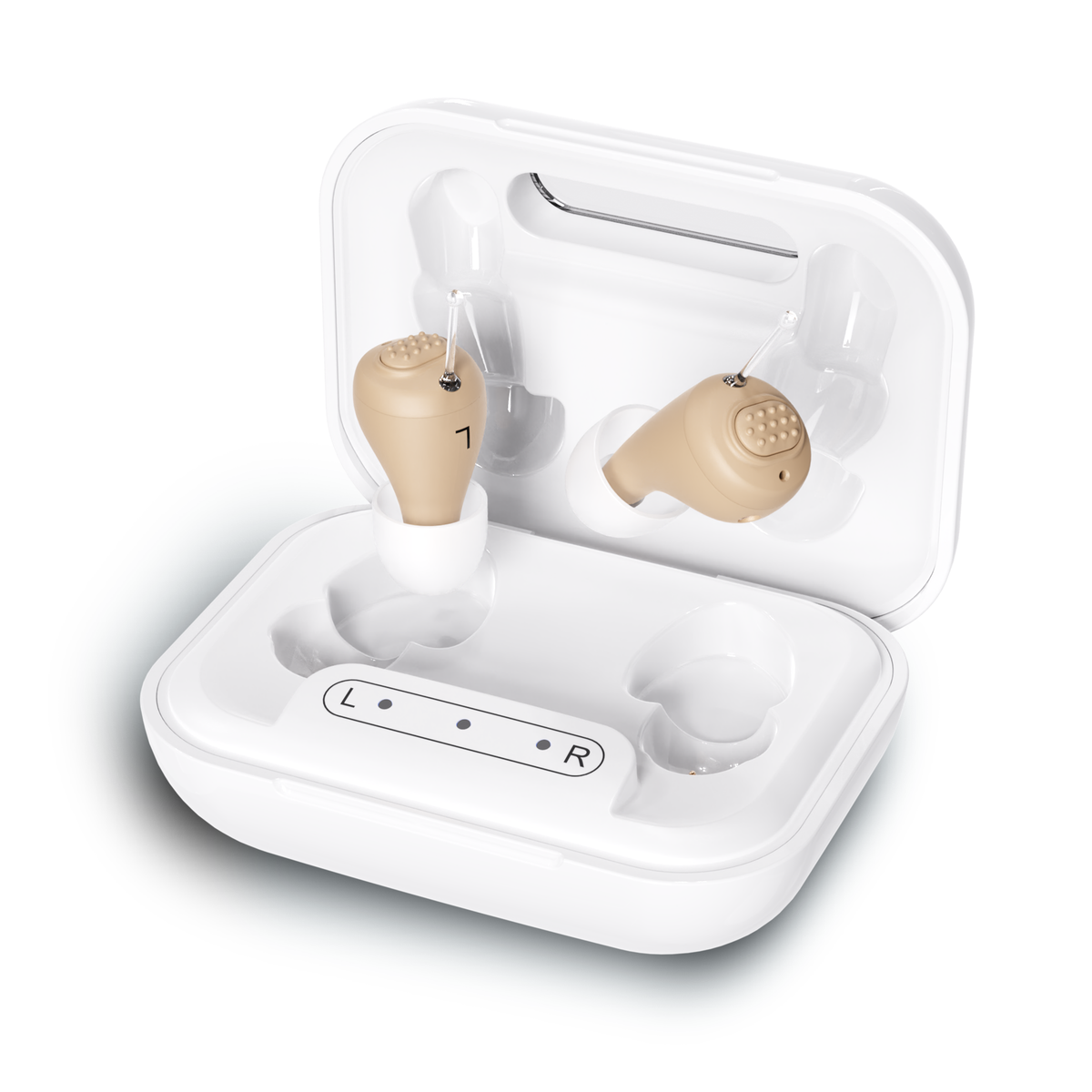 KLARIQ Essential OTC hearing aid, model JH-A260